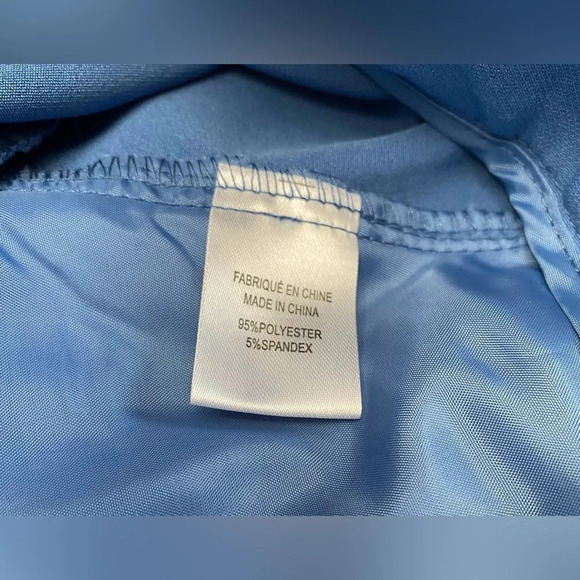 NWOT Lily Morgan, Chic Plus-Size  Blue Trousers, 1X - Picture 4 of 9